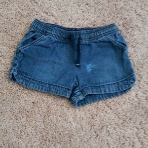 Denim shorts